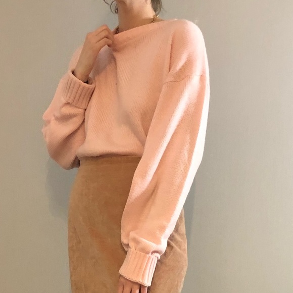 Pink Knit Sweater - Picture 1 of 4